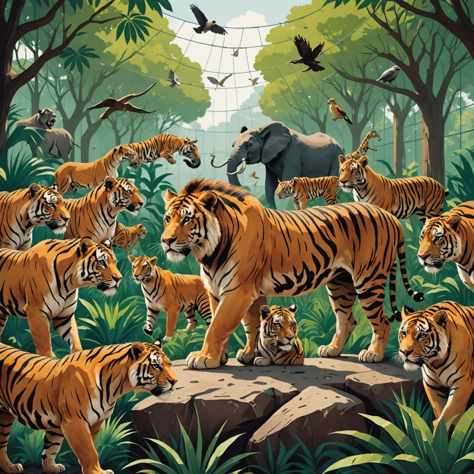 Животные поведение: Поведение животных в зоопарке