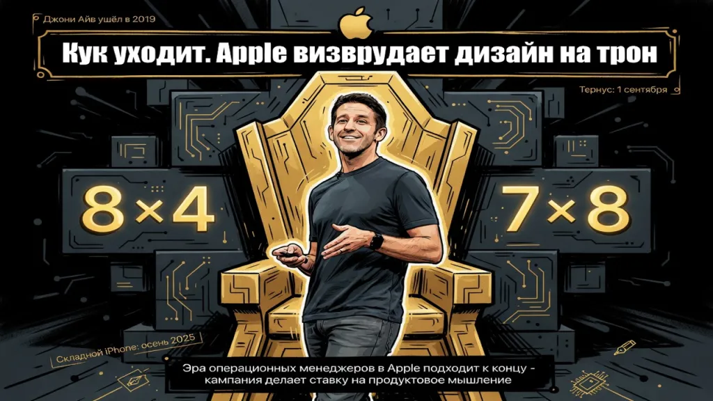 Кук уходит. Apple возвращает дизайн на трон